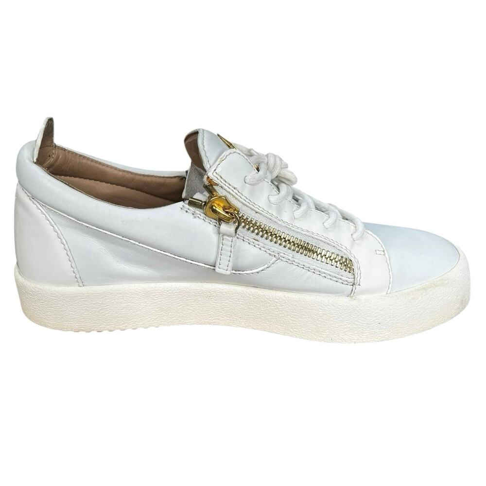 Giuseppe Zanotti Men’s Frankie White Low Sneakers Size 42 US 9